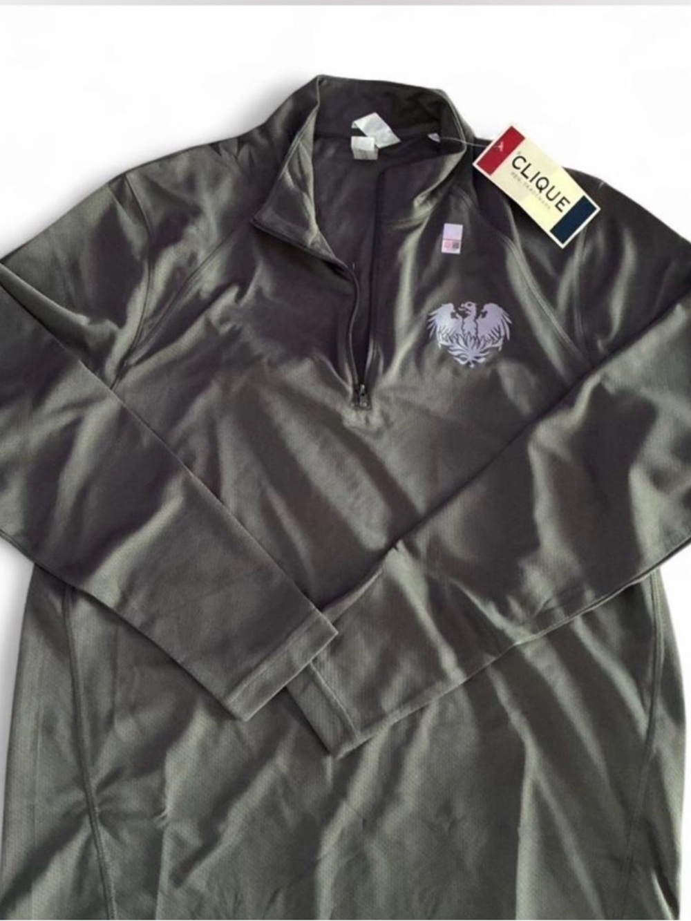 Maroons Athletic QuarterZip by Clique NWT Medium